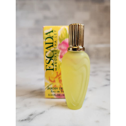 Escada Jardin De Soleil Eau De Toilette Miniature Vintage Perfume 0.14 Oz 4 Ml