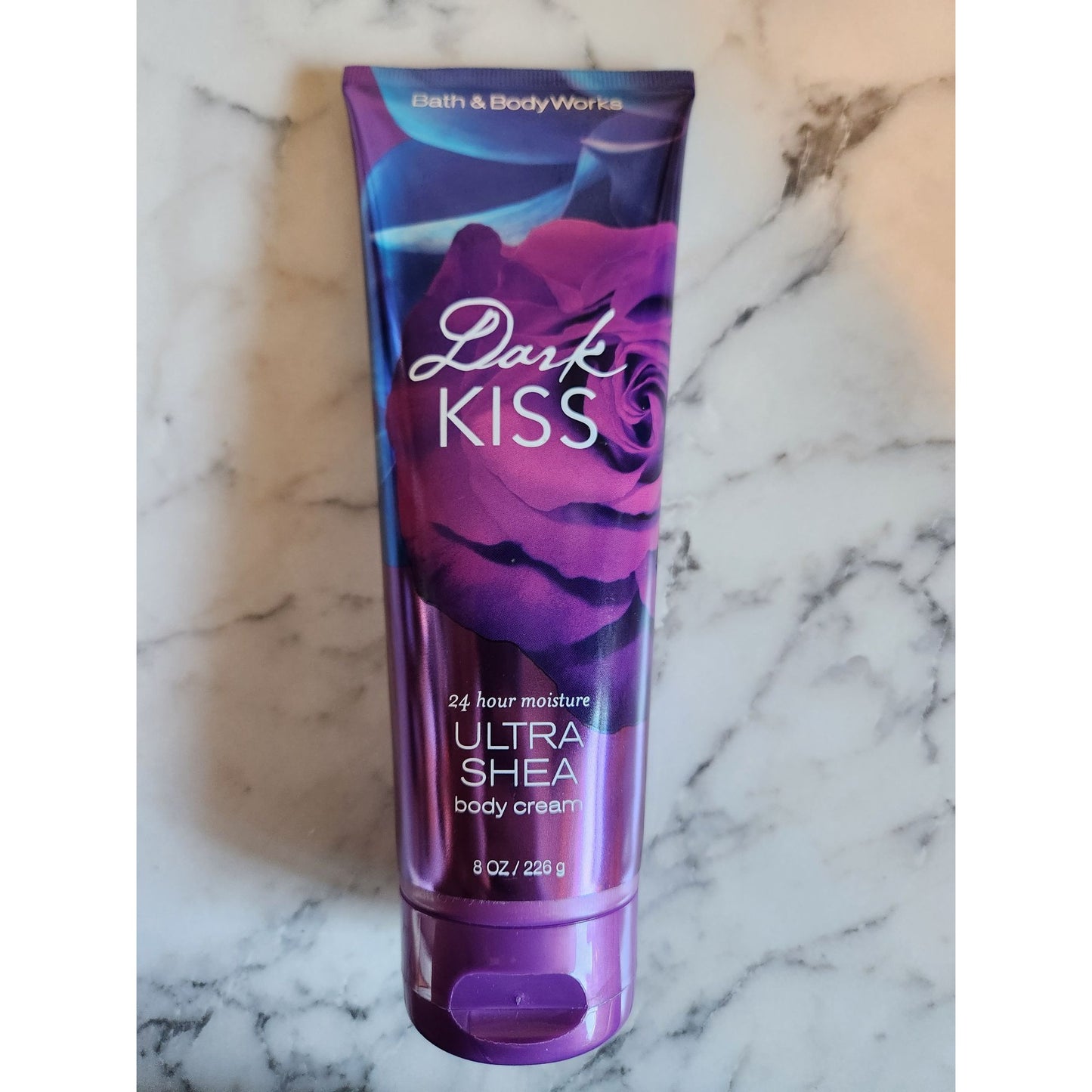 Bath & Body Works Dark Kiss Ultra Shea Body Cream 8 Oz With 24-Hour Moisture