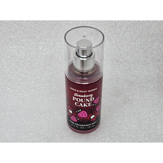 Bath & Body Works Strawberry Pound Cake Fine Fragrance Mist 2.5 Fl Oz