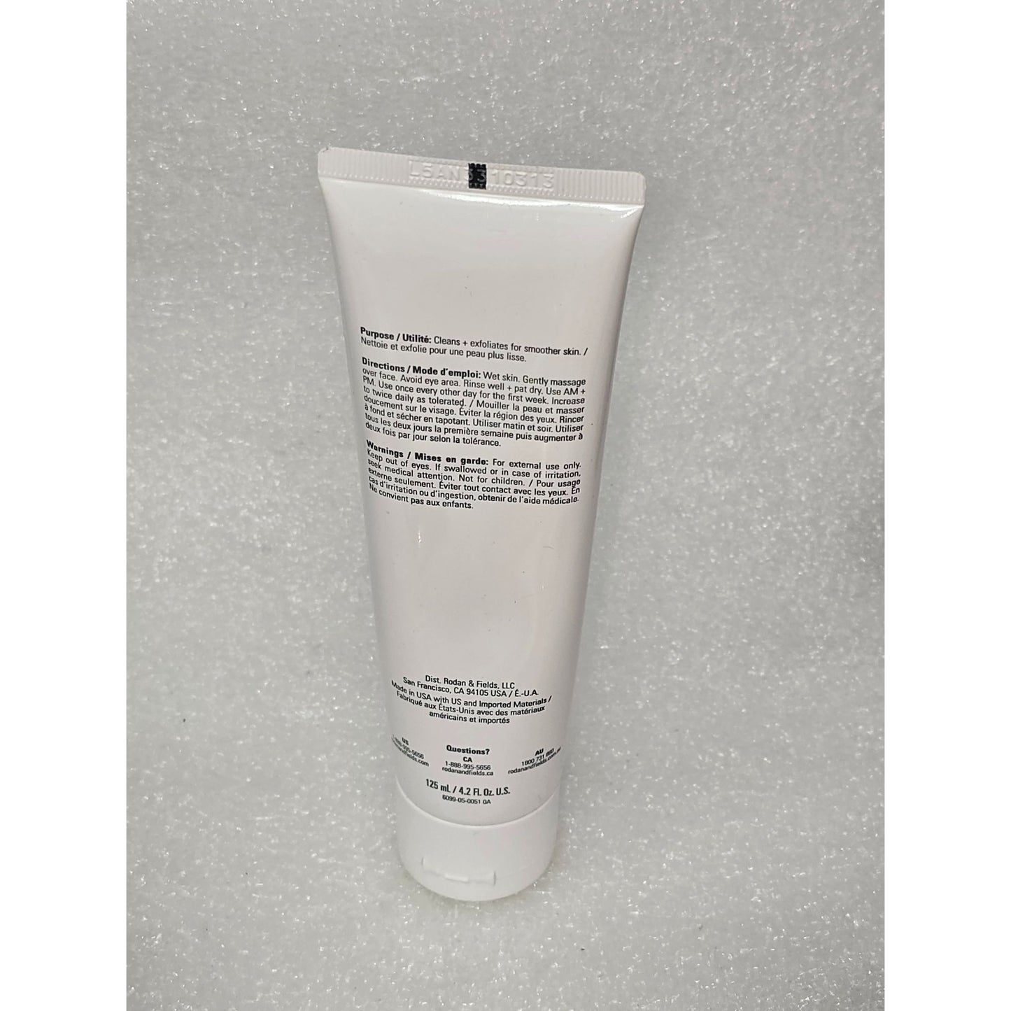 Rodan + Fields Reverse Deep Exfoliating Cleanser 125 mL 4.2 oz