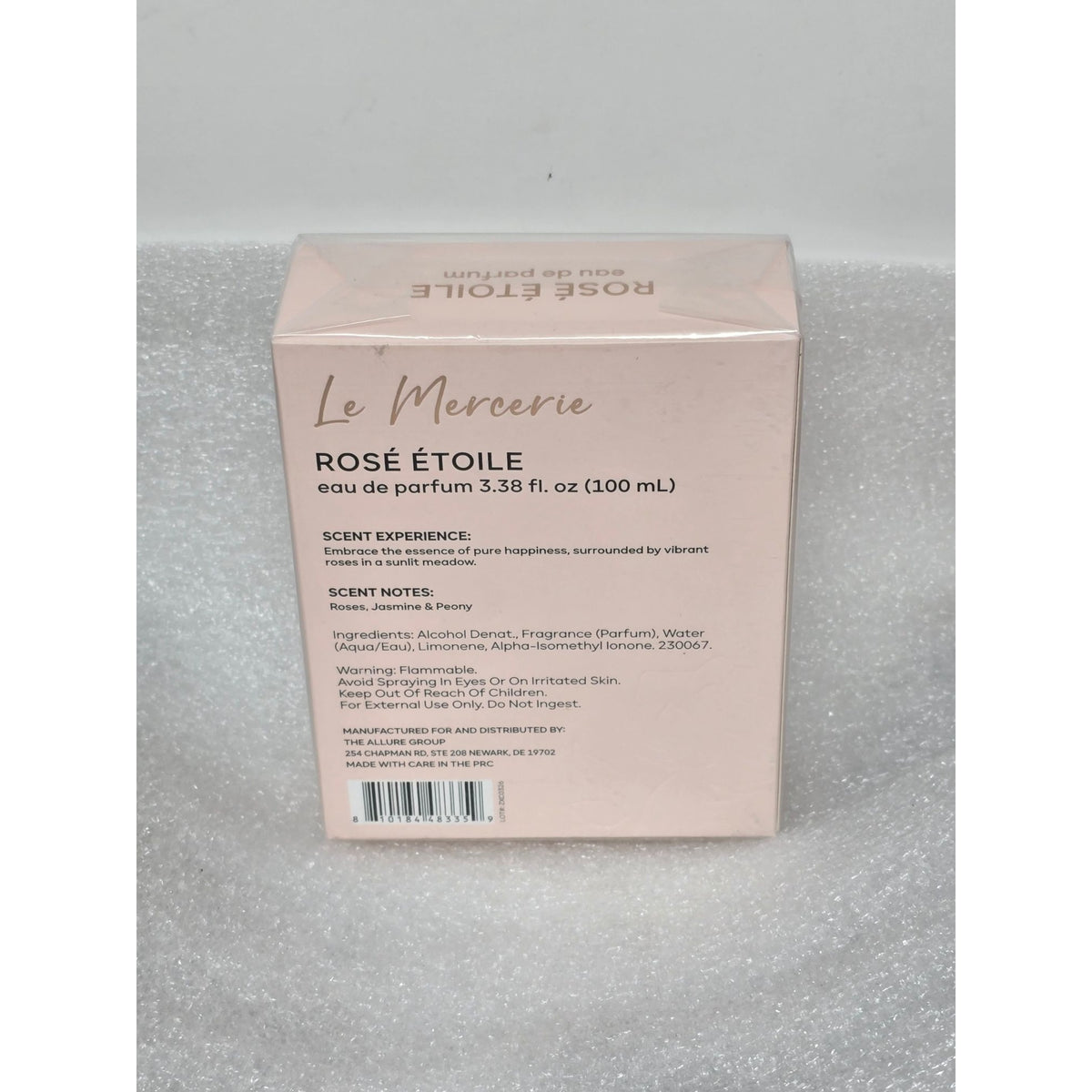 Le Mercerie Rose Etoile Eau De Parfum Perfume Notes Of Roses Jasmine & Peony