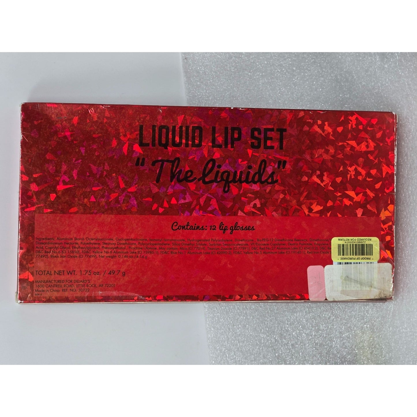Dillard's The Liquids Liquid Lip Gloss Set (Only includes 11)