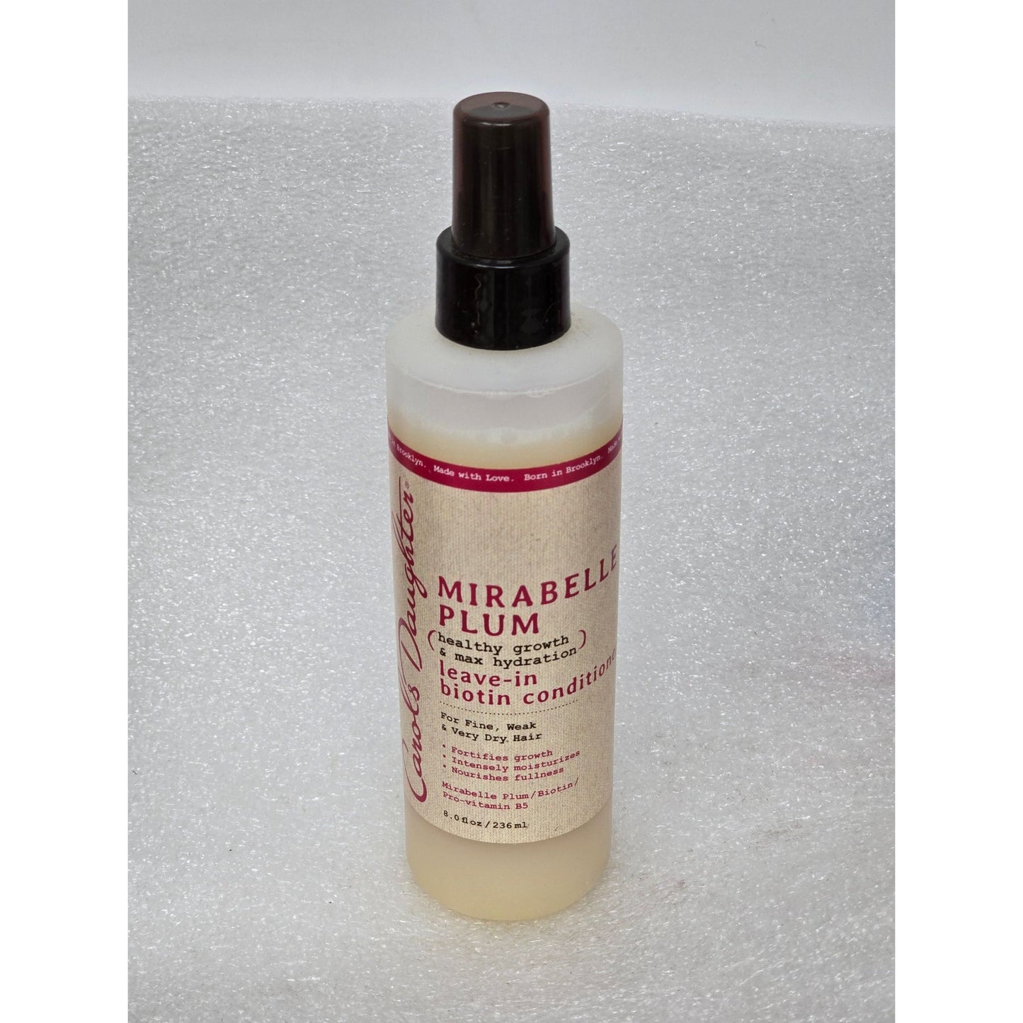 Carols Daughter Mirabelle Plum Leave-In Biotin Conditioner 8 Oz Fine Dry Hair
