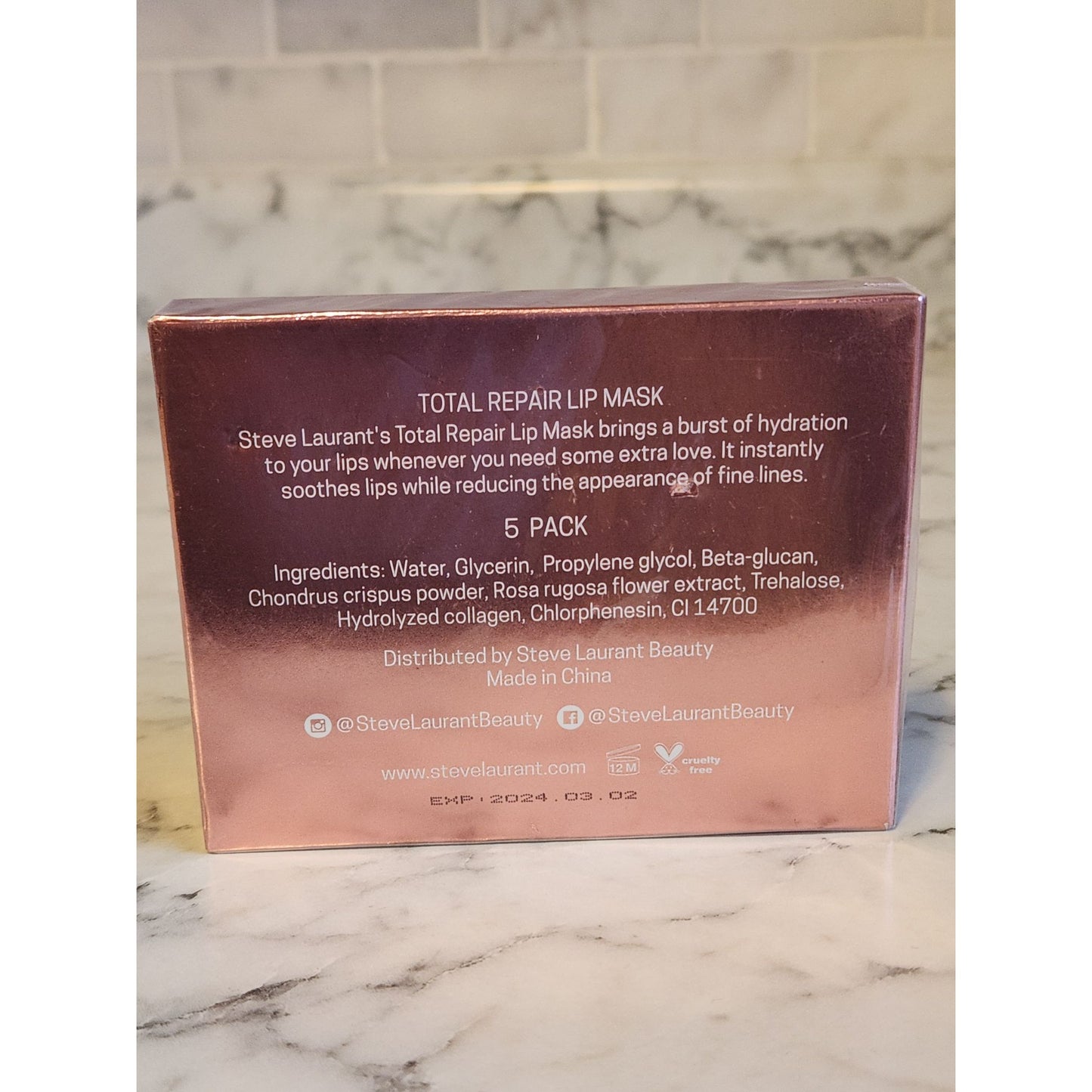 Steve Laurant Total Repair Lip Mask 5-Pack