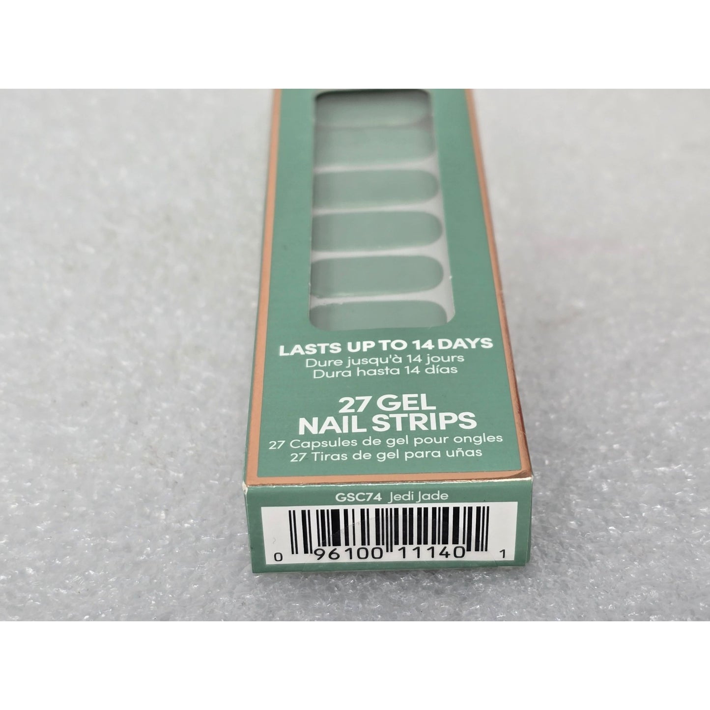 Dashing Diva Gloss Ultra Shine Gel Nail Strips Jedi Jade 27 Up To 14 Days GSC74