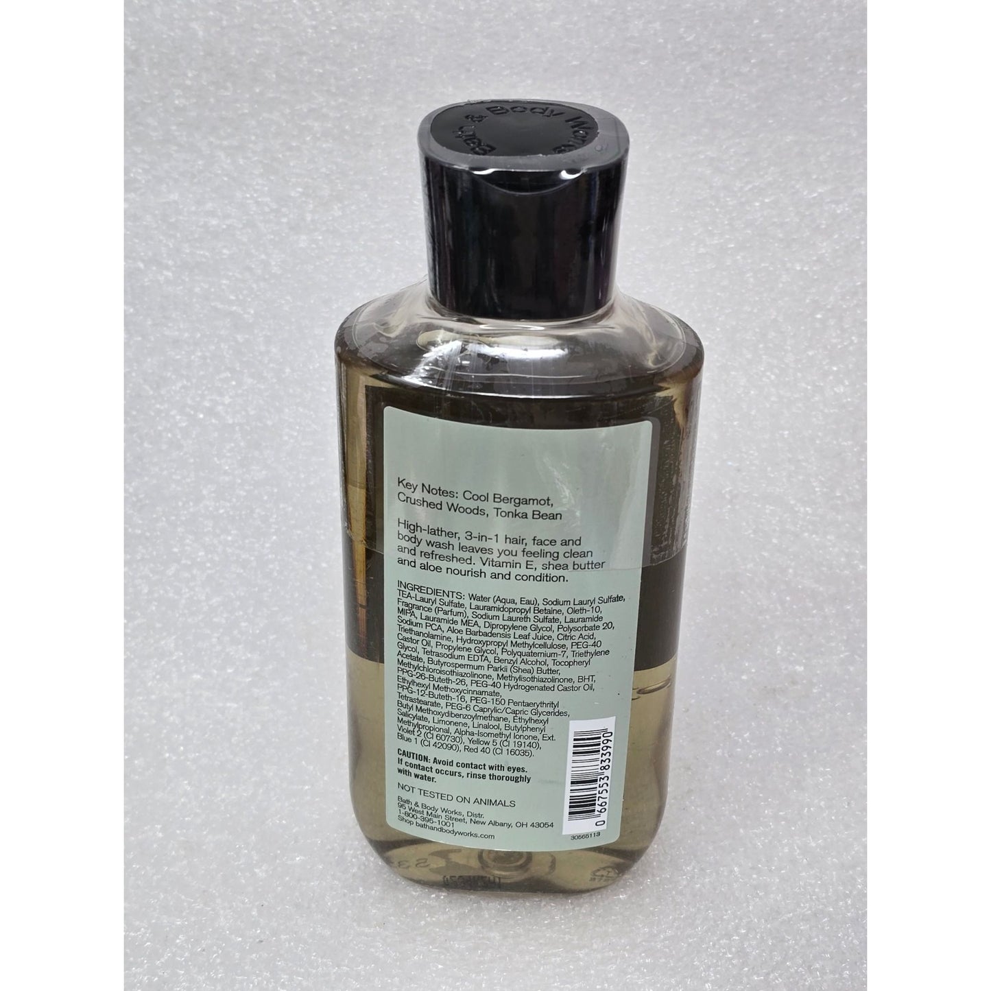 Steel By Bath & Body Works Men's Collection 3-In-1 Hair Face & Body Wash 10 Oz