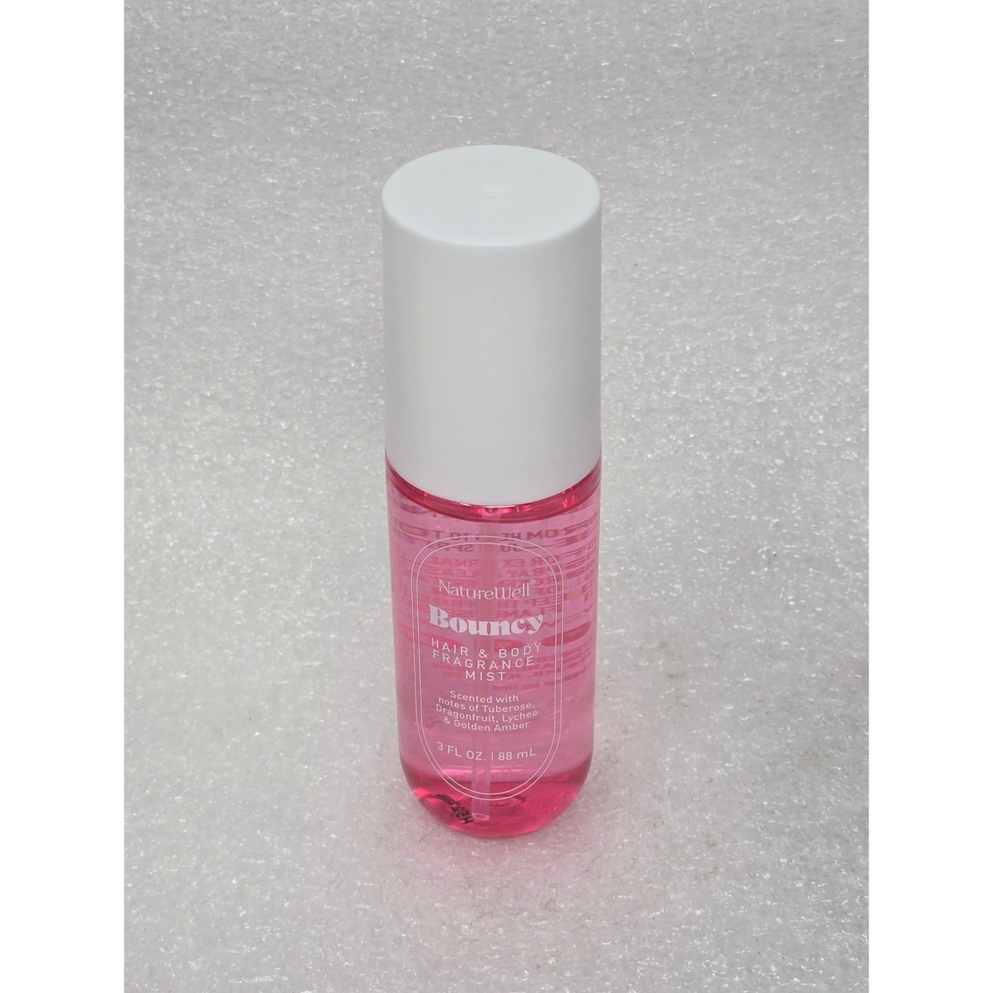 Nature Well Bouncy Hair & Body Fragrance Mist 3 Oz Tuberose Grapefruit Lychee