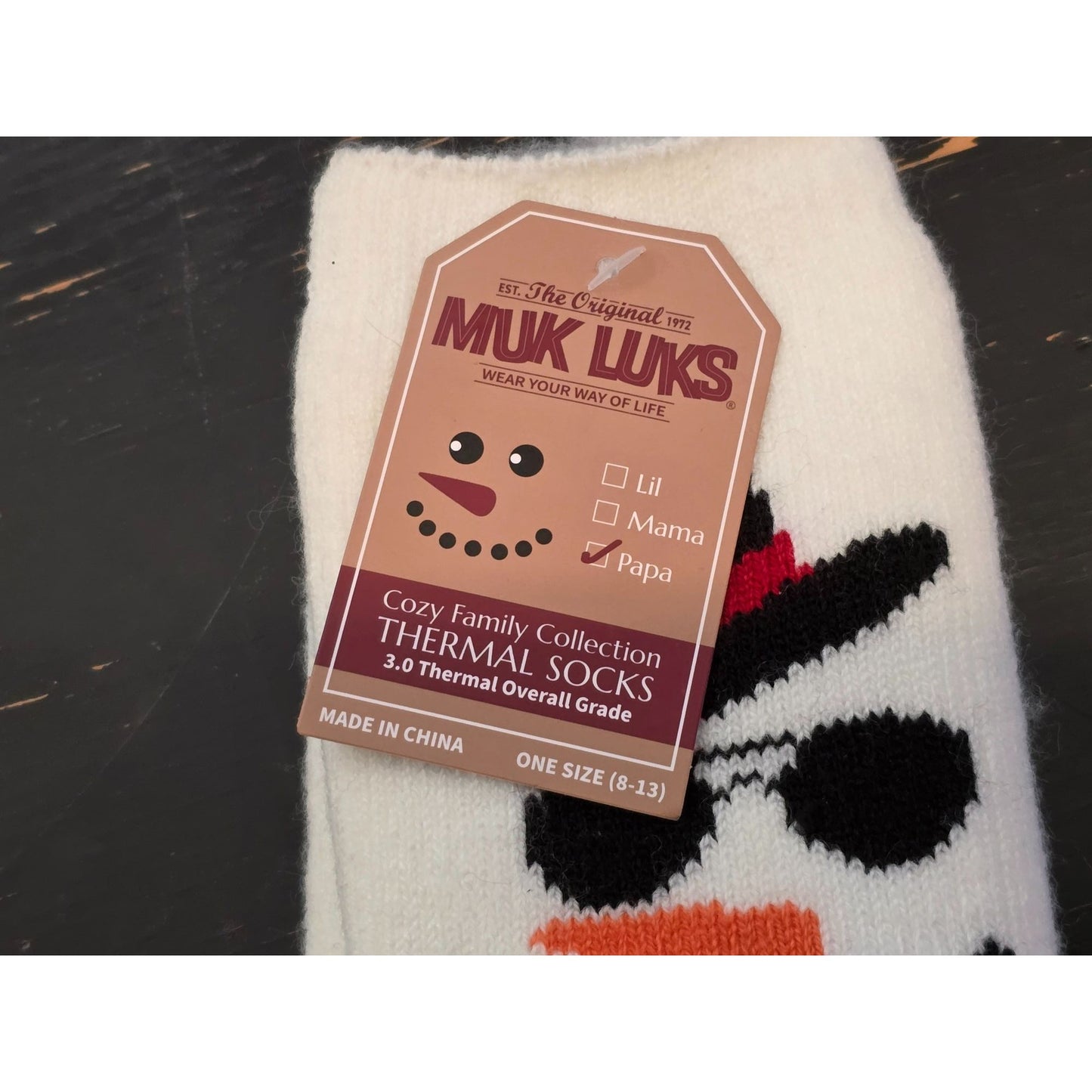 Muk Luks License To Chill Thermal Socks One Size Fits Most Cozy Family Papa