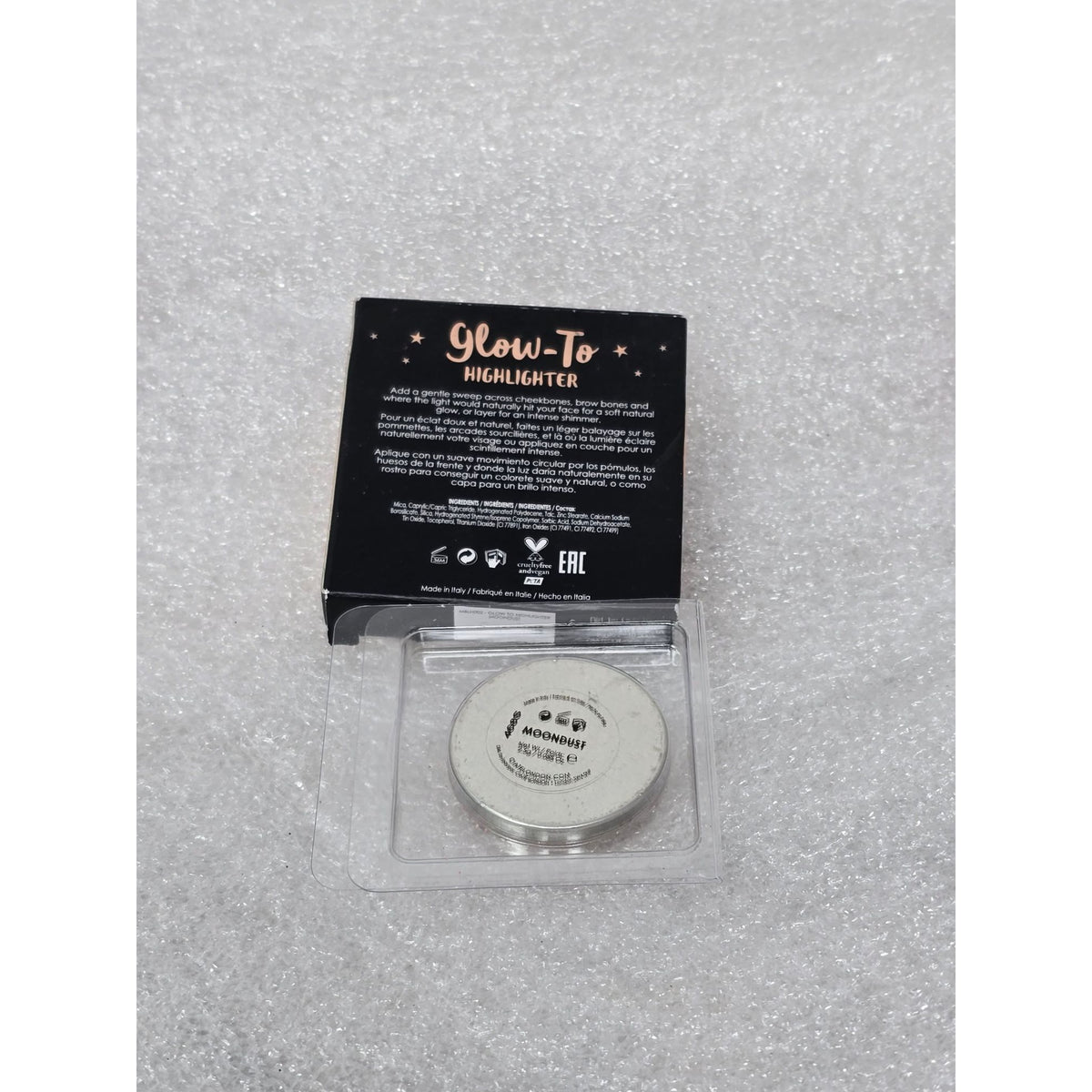 Ciate London Glow-To Highlighter Moon Dust Illuminating Powder .088 oz