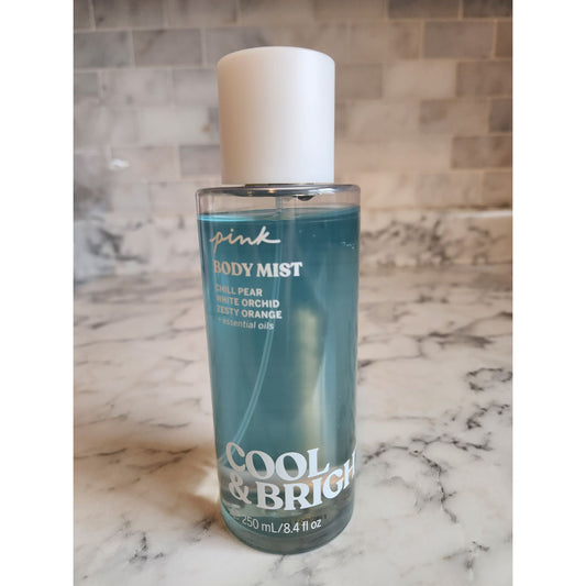 Victoria's Secret Pink Cool & Bright Body Mist With Chill Pear White Orchid