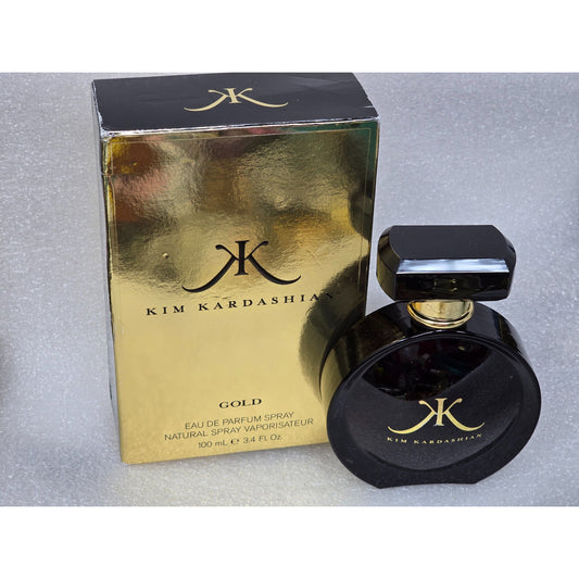 Kim Kardashian Gold Eau De Parfum Perfume Spray 3.4 Oz. Luxurious & Sensual