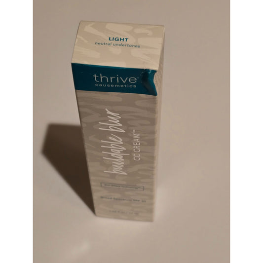 Thrive Causmetics Buildable Blur CC Cream Light Neutral Undertones SPF 35