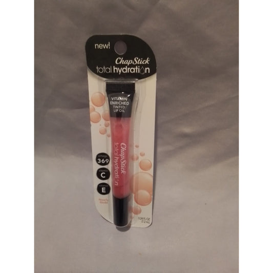 ChapStick Total Hydration Vitamin Enriched Tinted Lip Oil - Nearly Nude 0.24 Oz