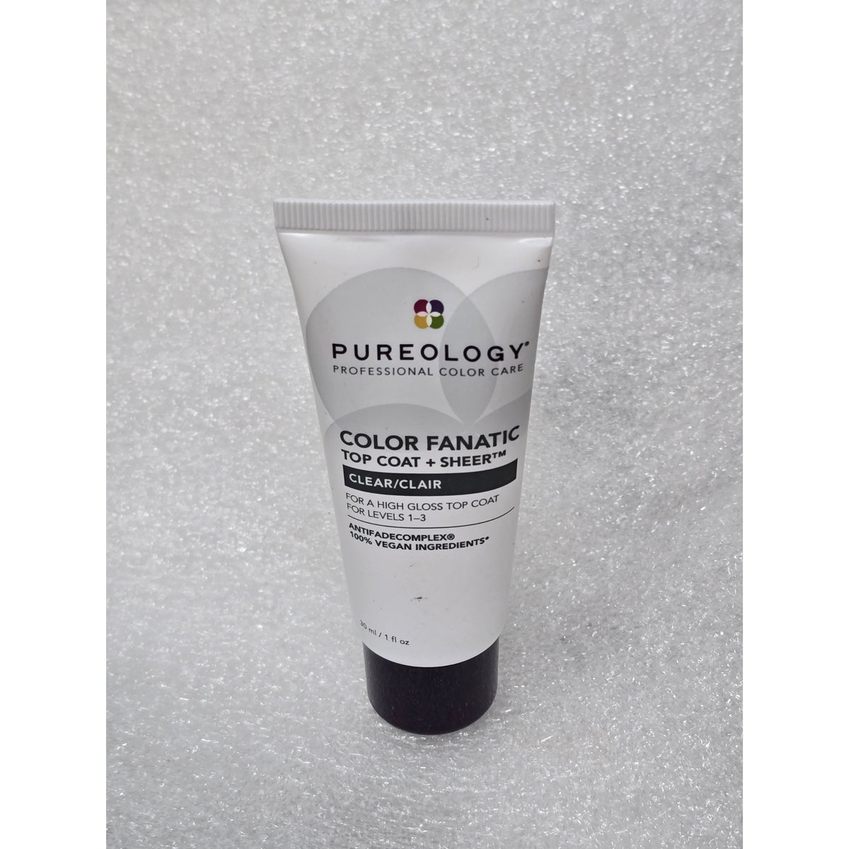 Pureology Color Fanatic Top Coat + Sheer Clear High-Gloss Finish 1oz Travel Size