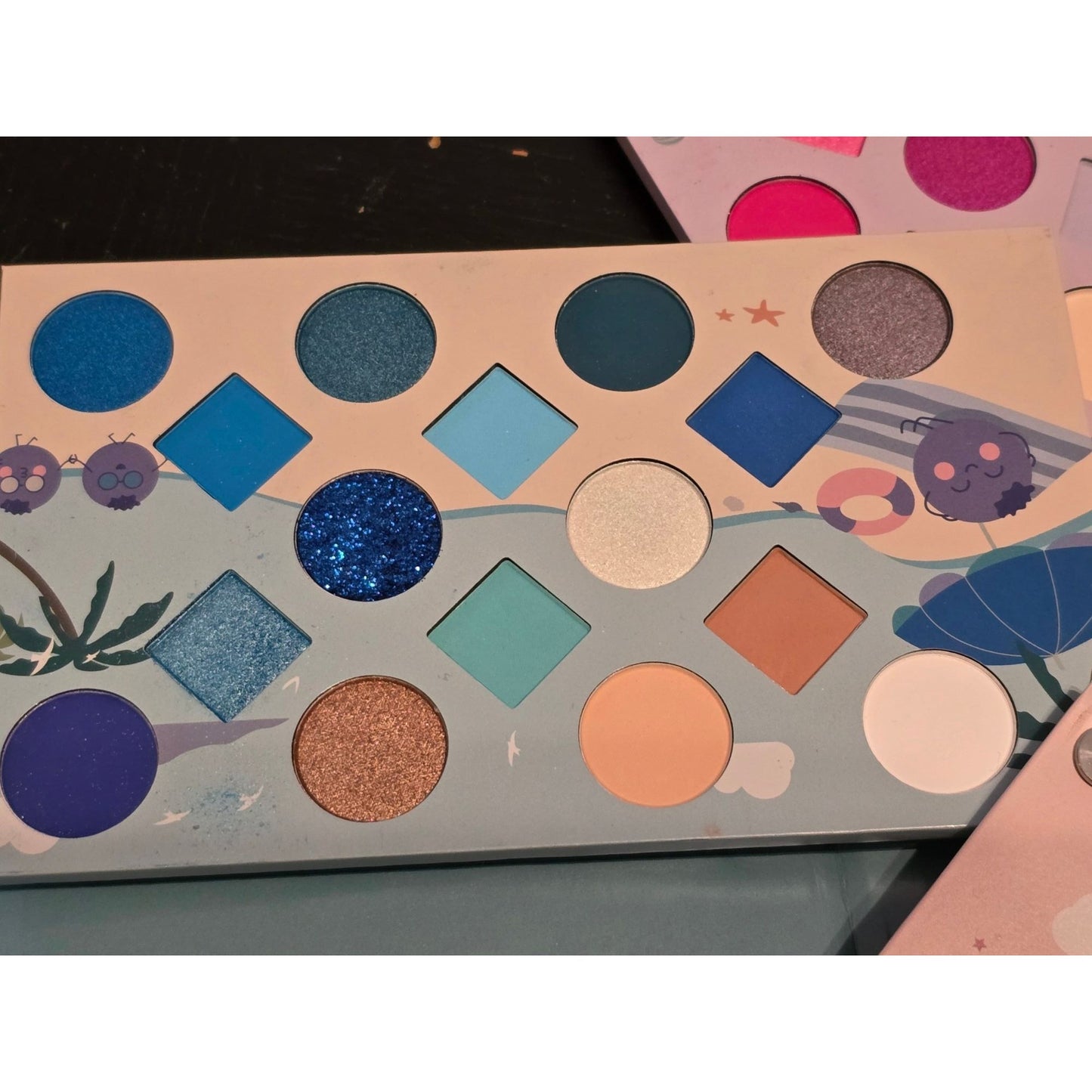 EyeSeek Cool Fruit Feast Eyeshadow Palette 64 Colors Vibrant Matte & Shimmer