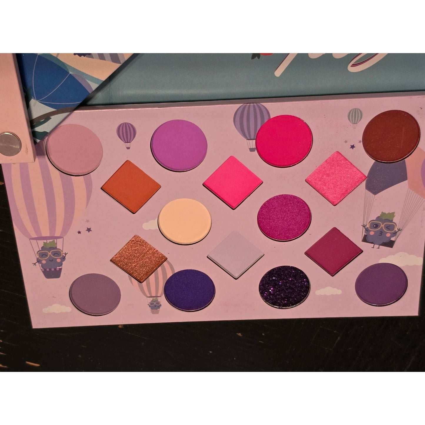 EyeSeek Cool Fruit Feast Eyeshadow Palette 64 Colors Vibrant Matte & Shimmer