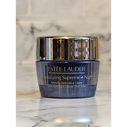 Estée Lauder Revitalizing Supreme+ Night Intensive Restorative Creme 0.5 Oz Jar