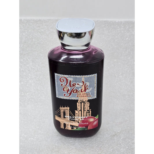 Bath & Body Works New York Big Apple & Caramel Shea & Vitamin E Shower Gel 10 Oz