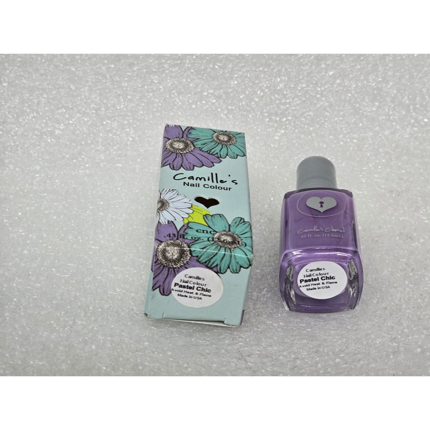 Camille's Nail Colour Pastel Chic Lavender Nail Polish 0.43 Fl Oz