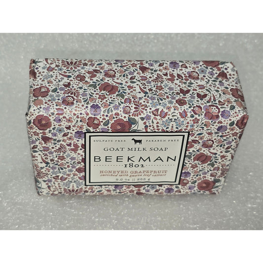 Beekman 1802 Goat Milk Soap Honeyed Grapefruit 9 Oz Enriched Guava Leaf Extract