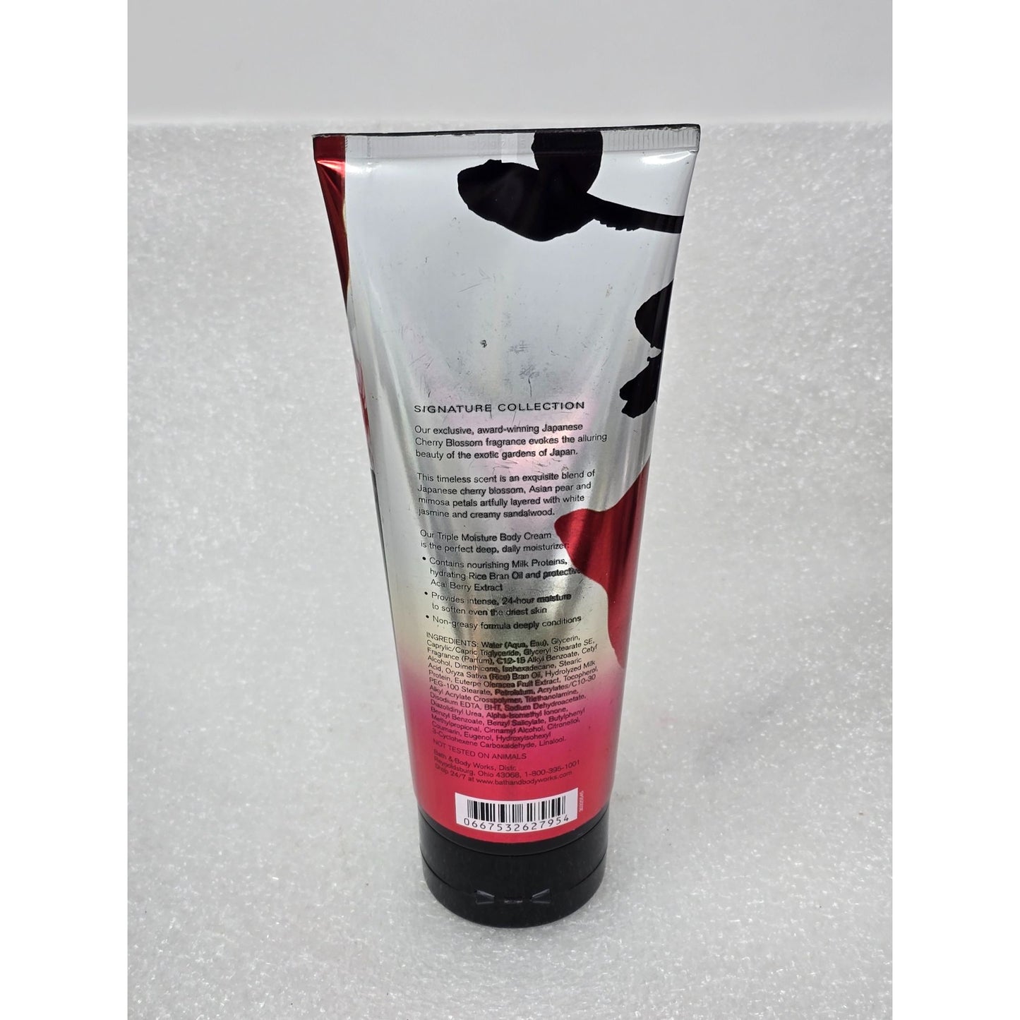 Bath & Body Works Japanese Cherry Blossom Triple Moisture Body Cream 8 Oz