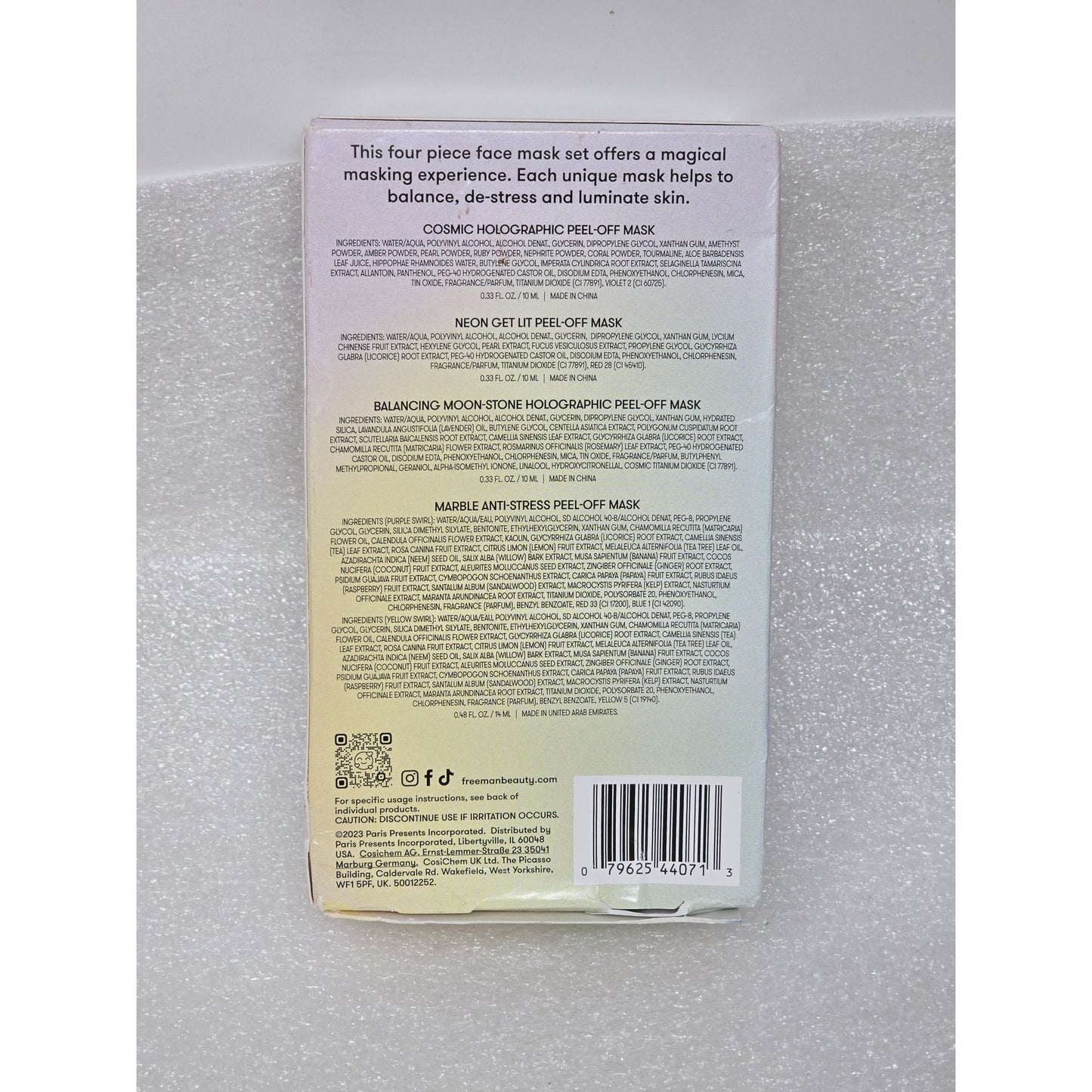 Freeman Magical Multi-Masking Set  4-Piece Face Mask Collection