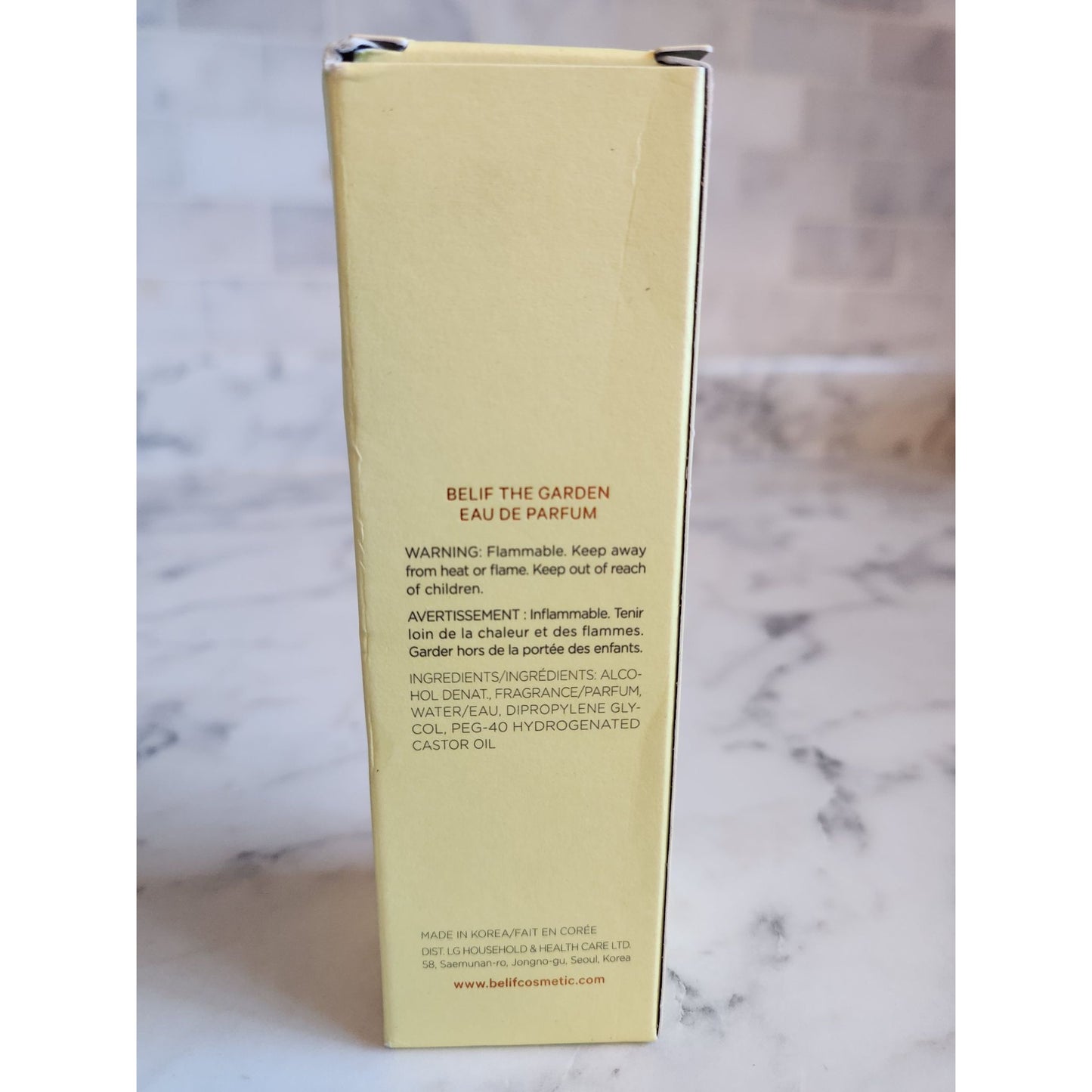 Belif The Garden Eau De Parfum 50ml Refreshing Citrus & Watery Fruity Floral