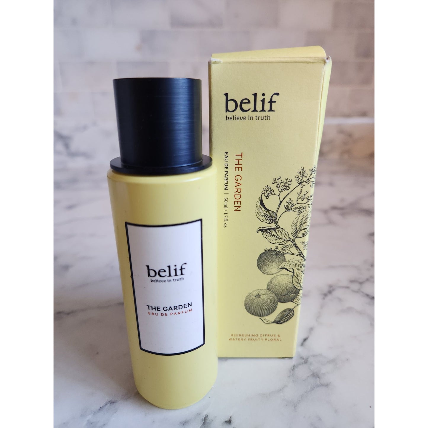 Belif The Garden Eau De Parfum 50ml Refreshing Citrus & Watery Fruity Floral