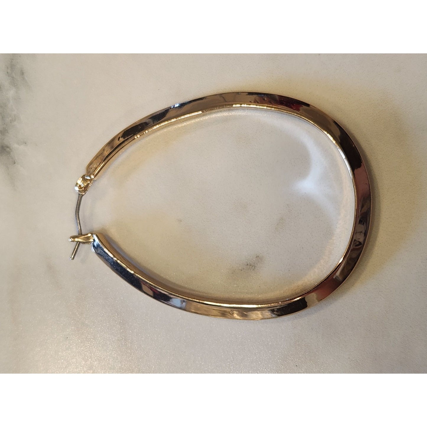 Gloria Vanderbilt Gold-Tone Teardrop Hoop Earrings Lightweight Classic Jewelry