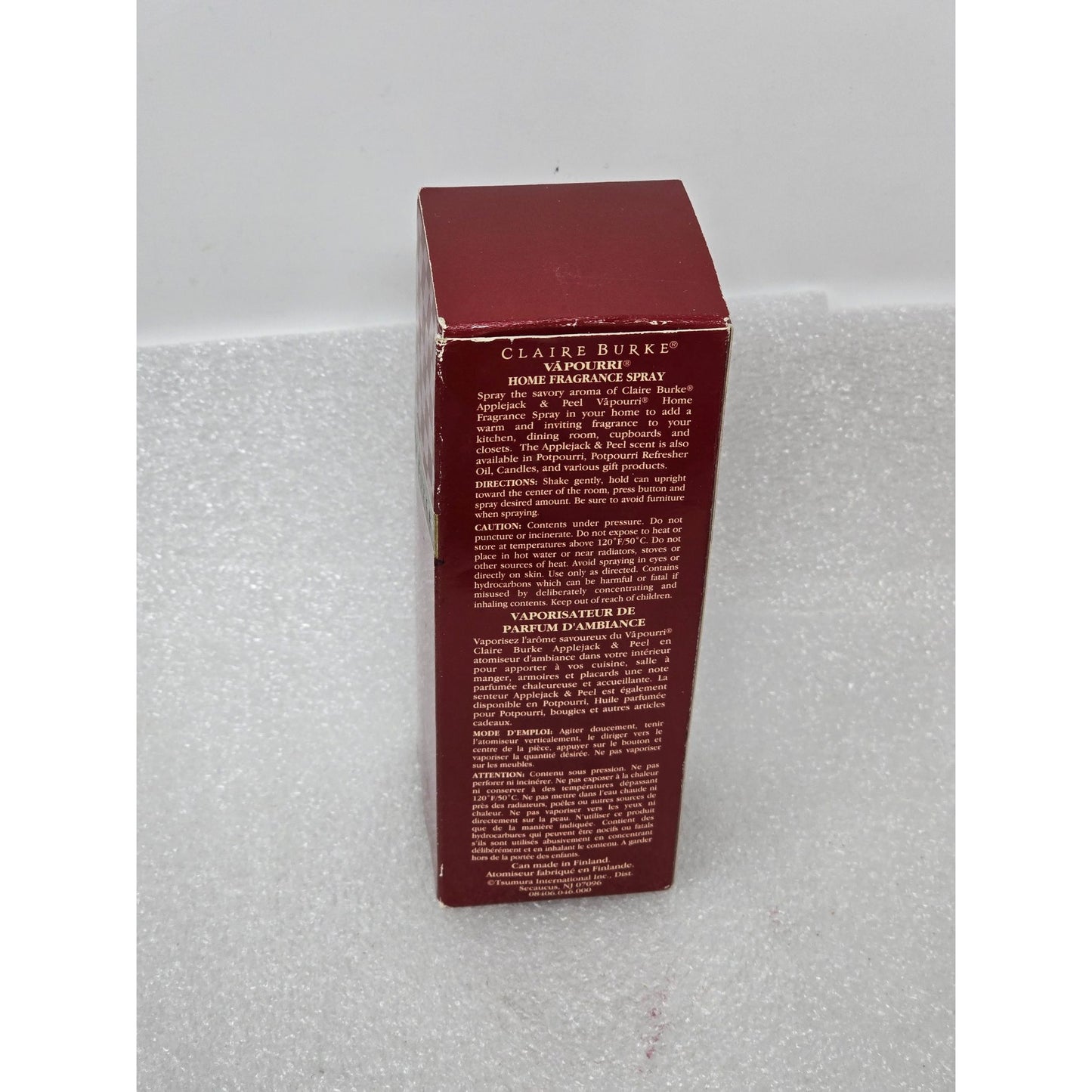 Claire Burke Applejack & Peel Home Fragrance Spray 3 Oz Vapouri