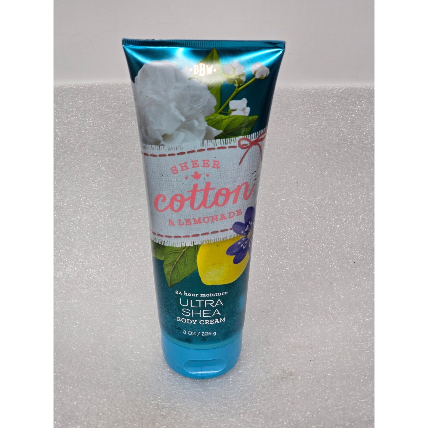 Bath & Body Works Sheer Cotton & Lemonade Ultra Shea Body Cream 8 Oz