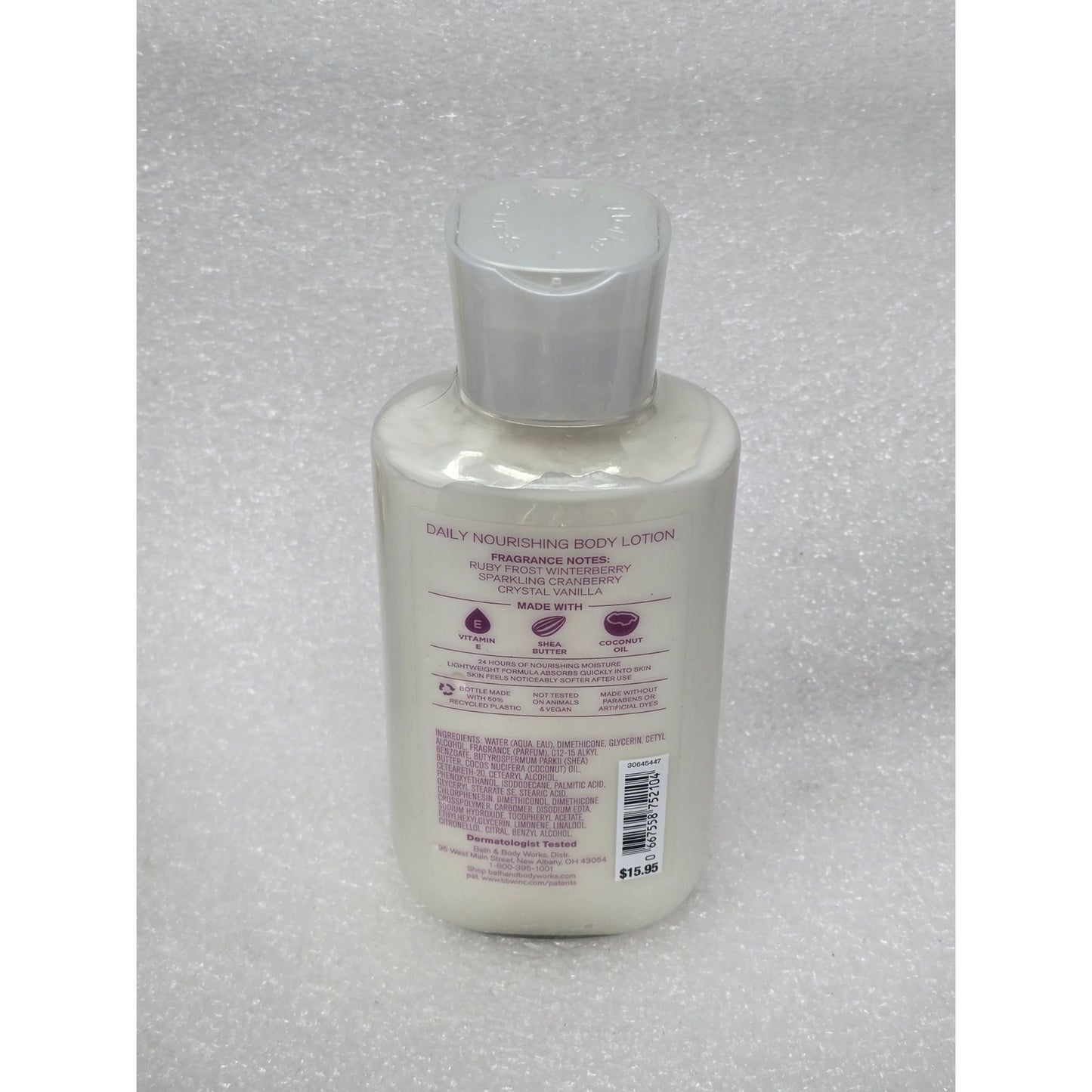 Winterberry Wonder Bath & Body Works Daily Nourishing Body Lotion  Shea Butter