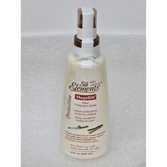 Silk Elements MegaSilk Heat Protection Spray For Hair As Soft & Smooth As Silk