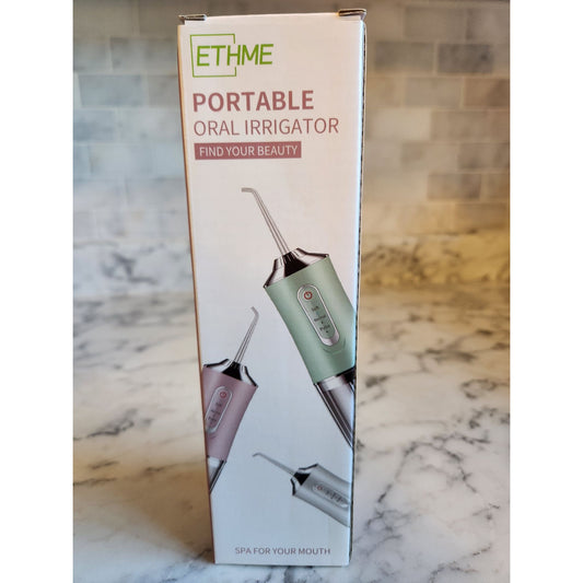 Ethme Portable Oral Irrigator 3 Modes 230mL 360° Clean Spa For Your Mouth White