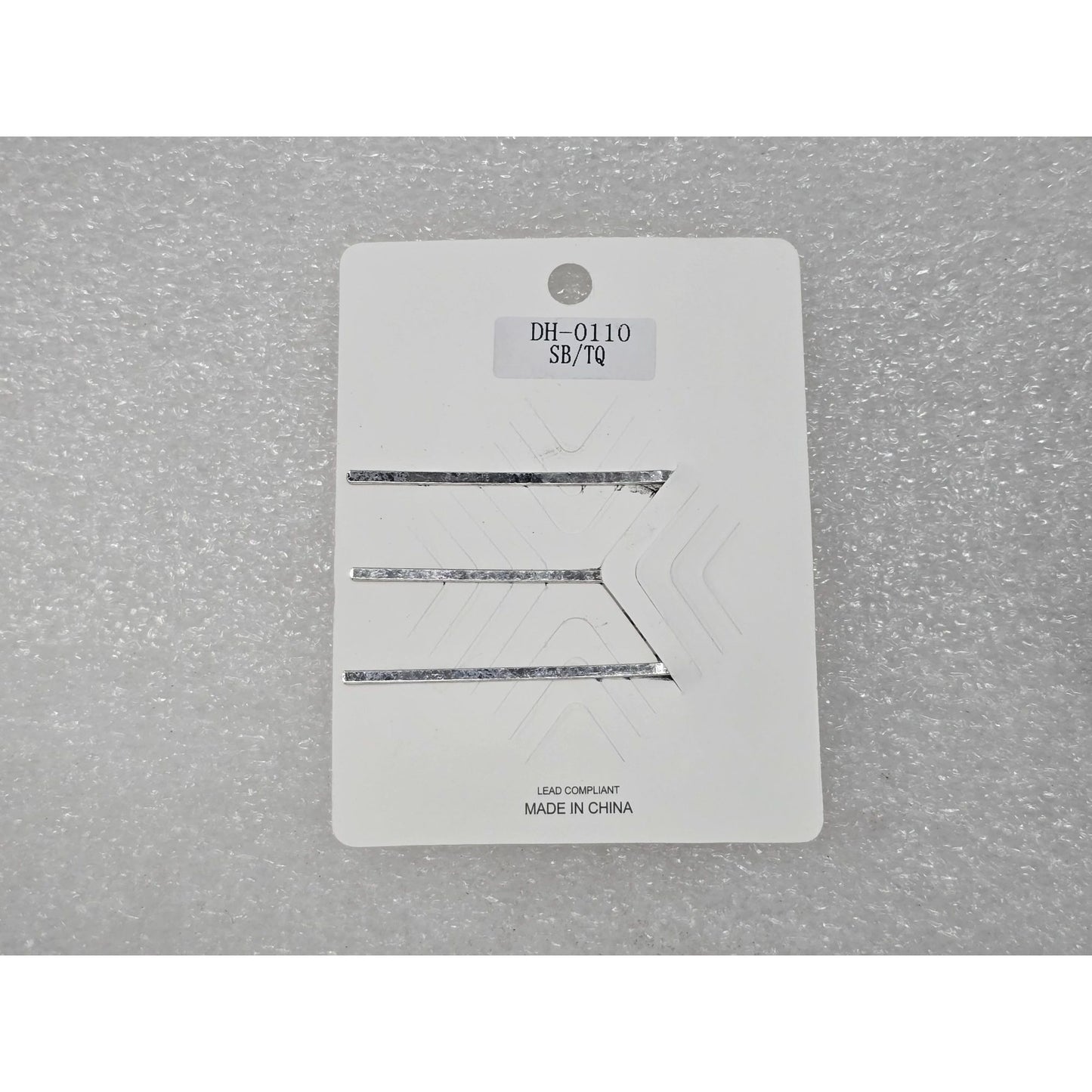 South Western Style Silver Tone & Faux Turquoise Hair Pins Set Of 3