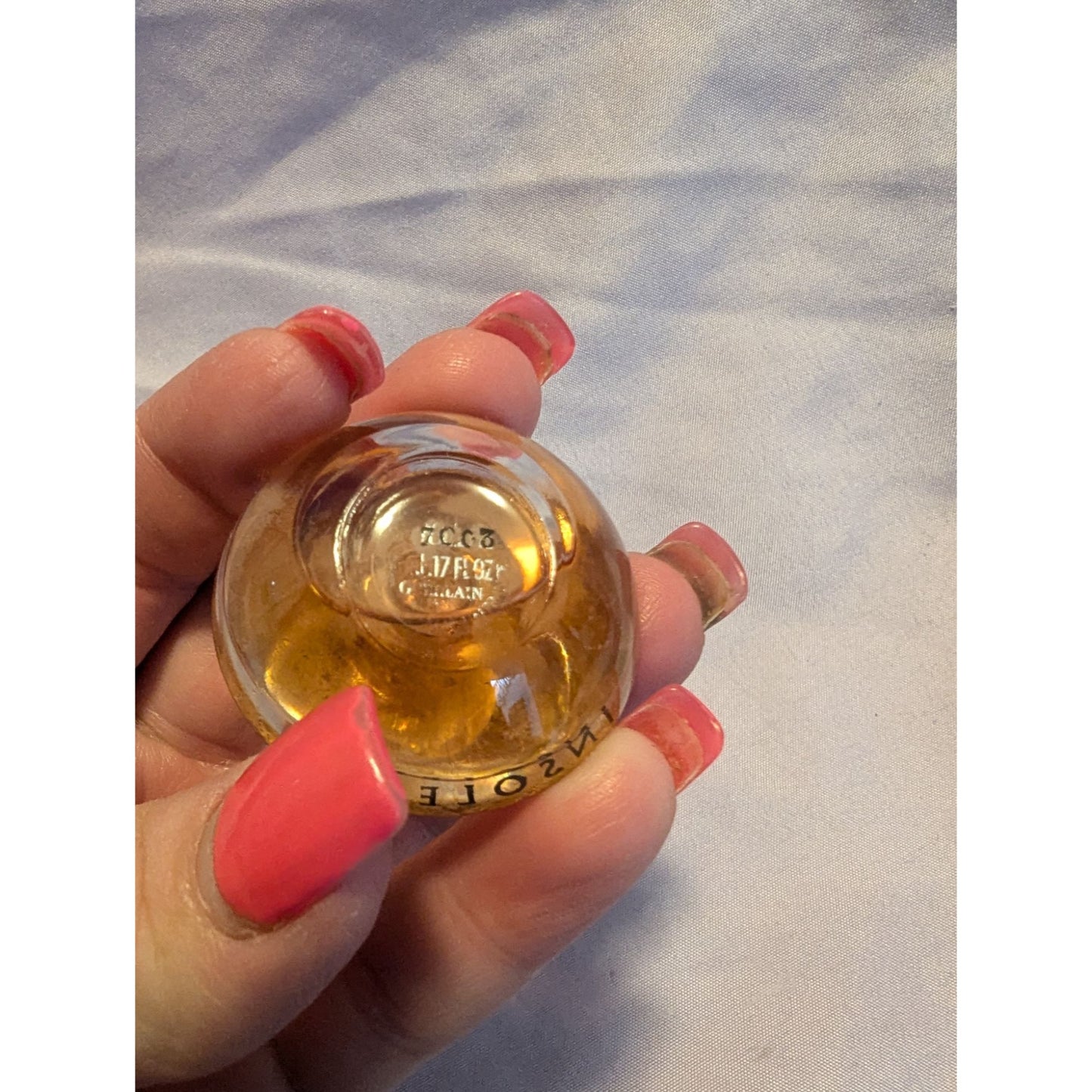 Guerlain Insolence Mini Perfume Bottle 0.17 Fl Oz Collectible Vintage Glass