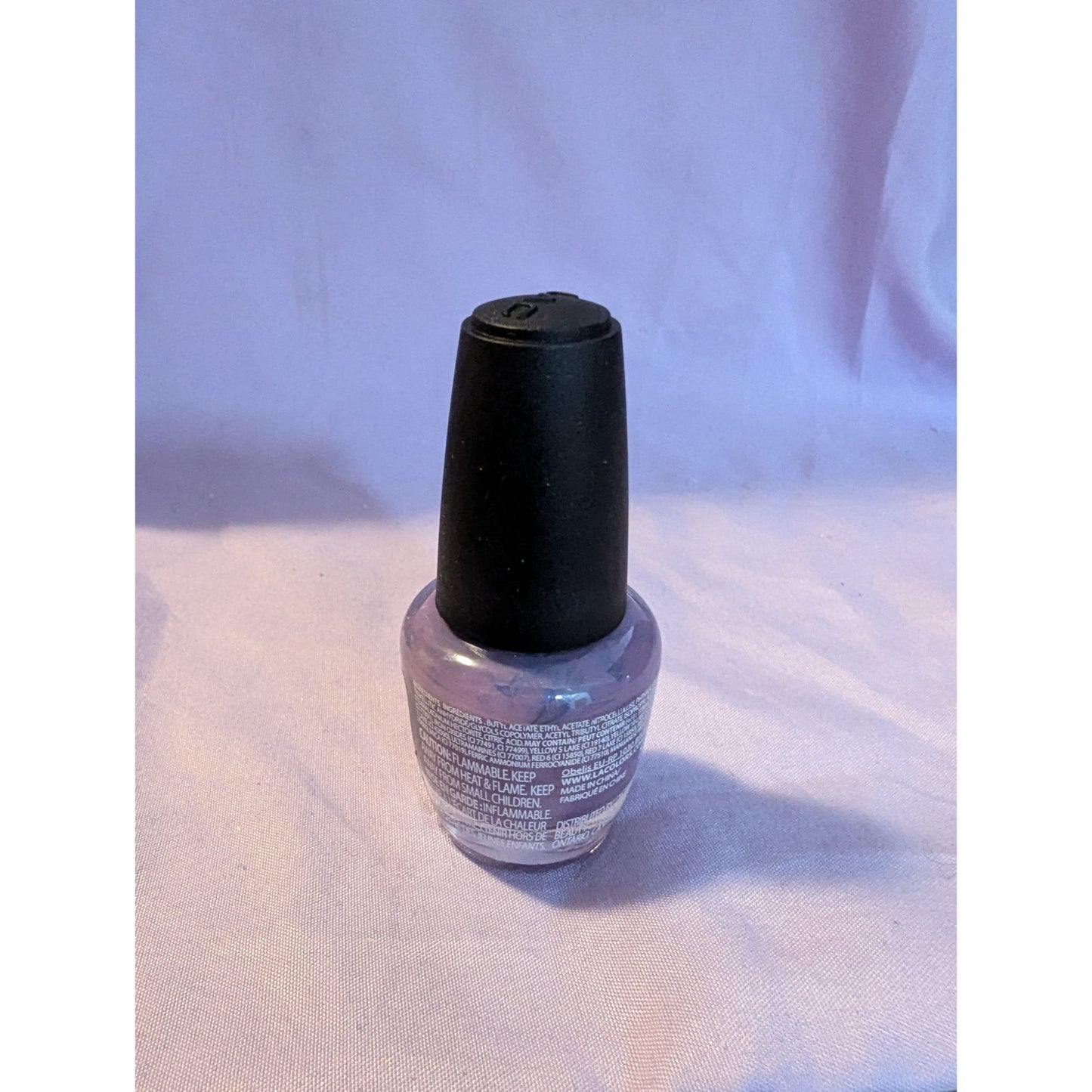 L.A. Colors Color Craze Nail Polish Hardeners Lavender Pearl 612 Purple Passion