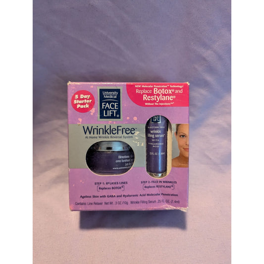 WrinkleFree Home Wrinkle Reversal System Face Lift 5 Day Starter Pack