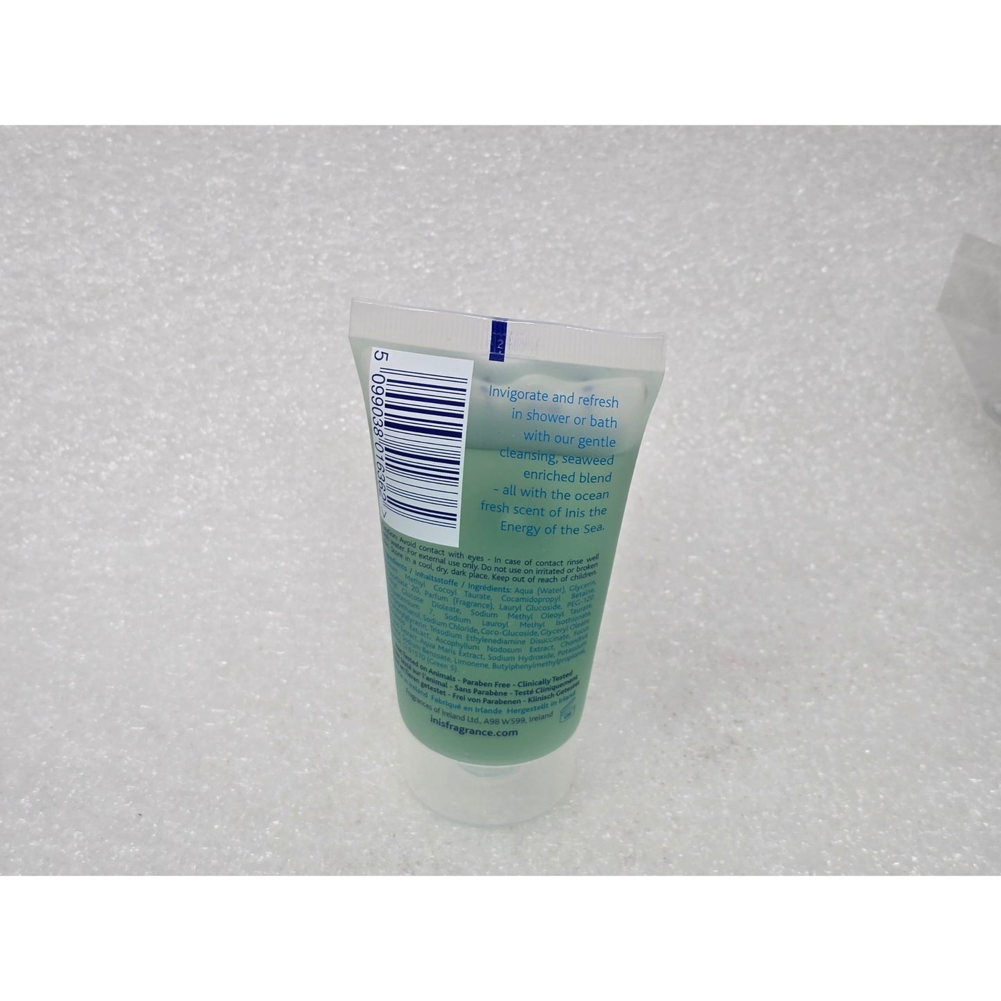 Inis Refreshing Bath & Shower Gel 85ml Seaweed Extract Ocean Scent Travel Size