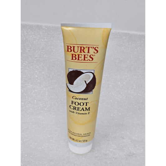 Burt's Bees Coconut Foot Cream With Vitamin E 4.3 Oz Natural Origin