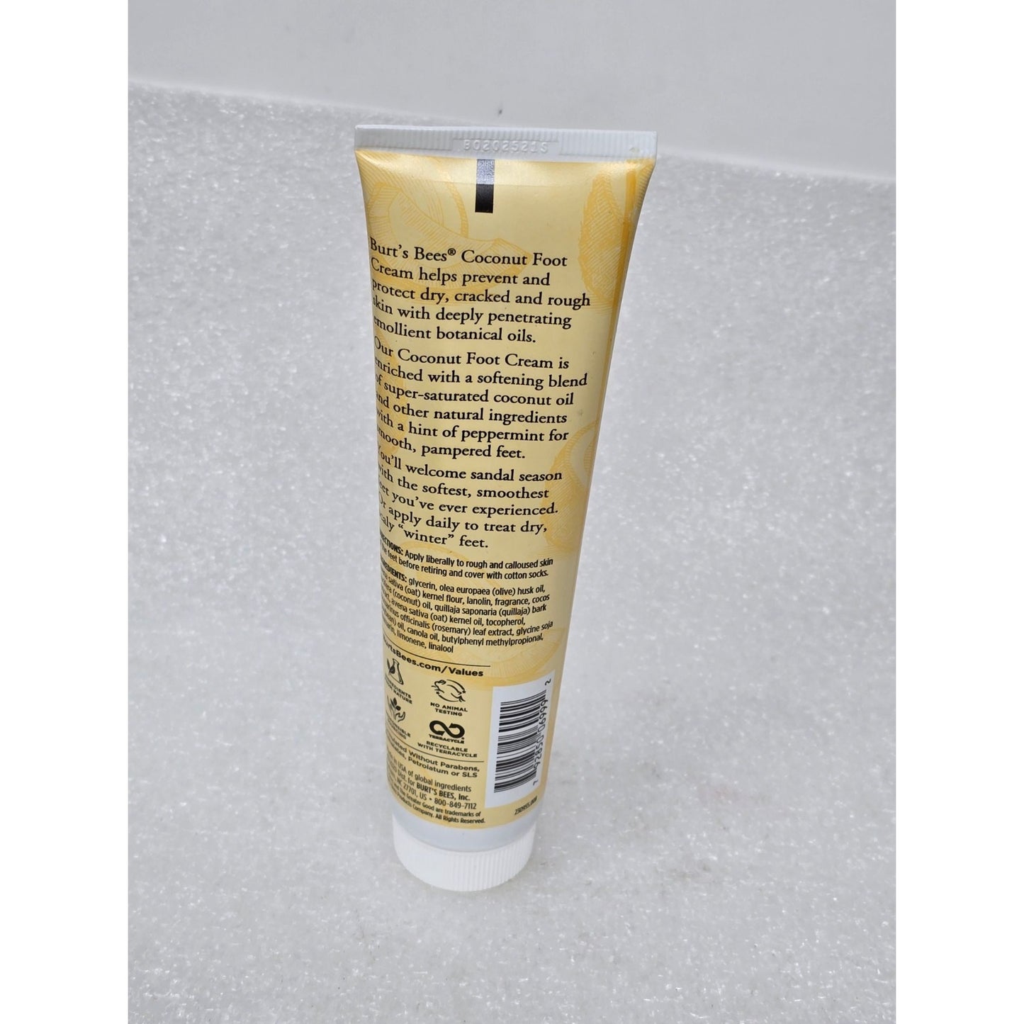 Burt's Bees Coconut Foot Cream With Vitamin E 4.3 Oz Natural Origin