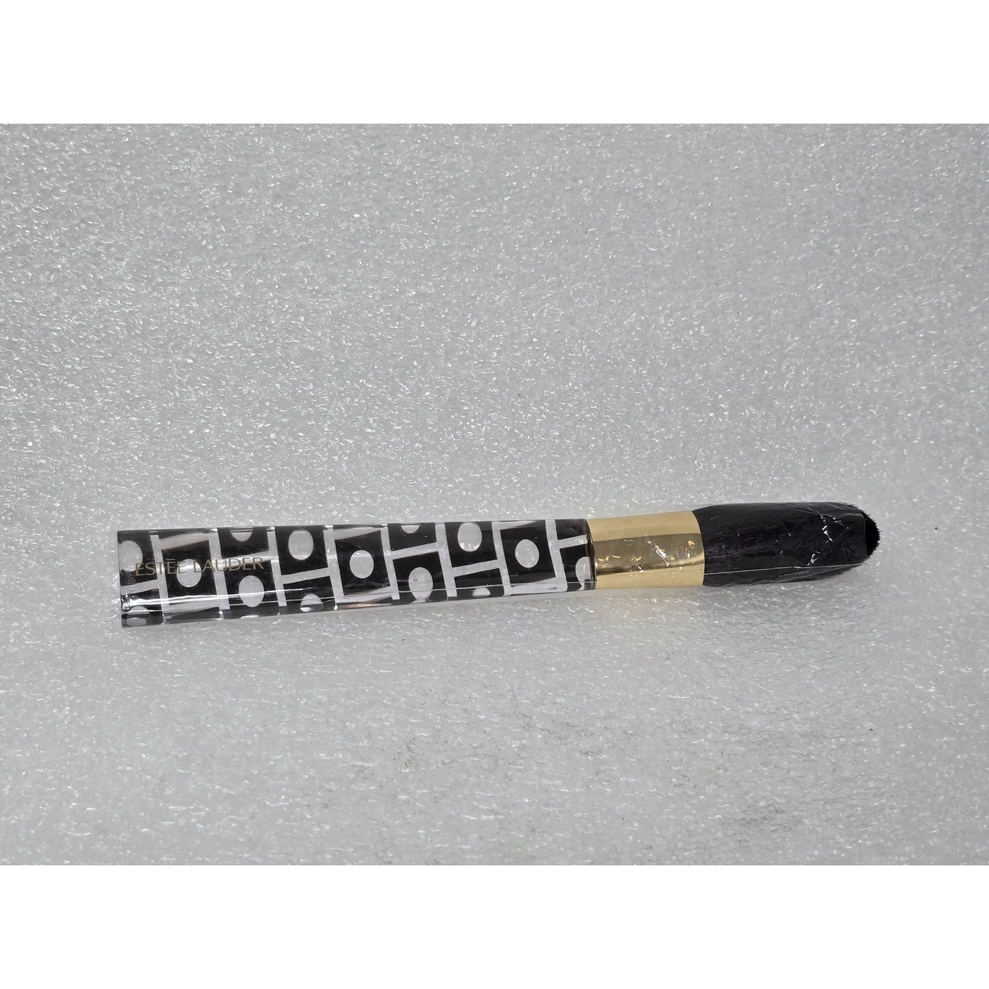 Estée Lauder Makeup Powder Face Brush With Black & Gold Design Versatile