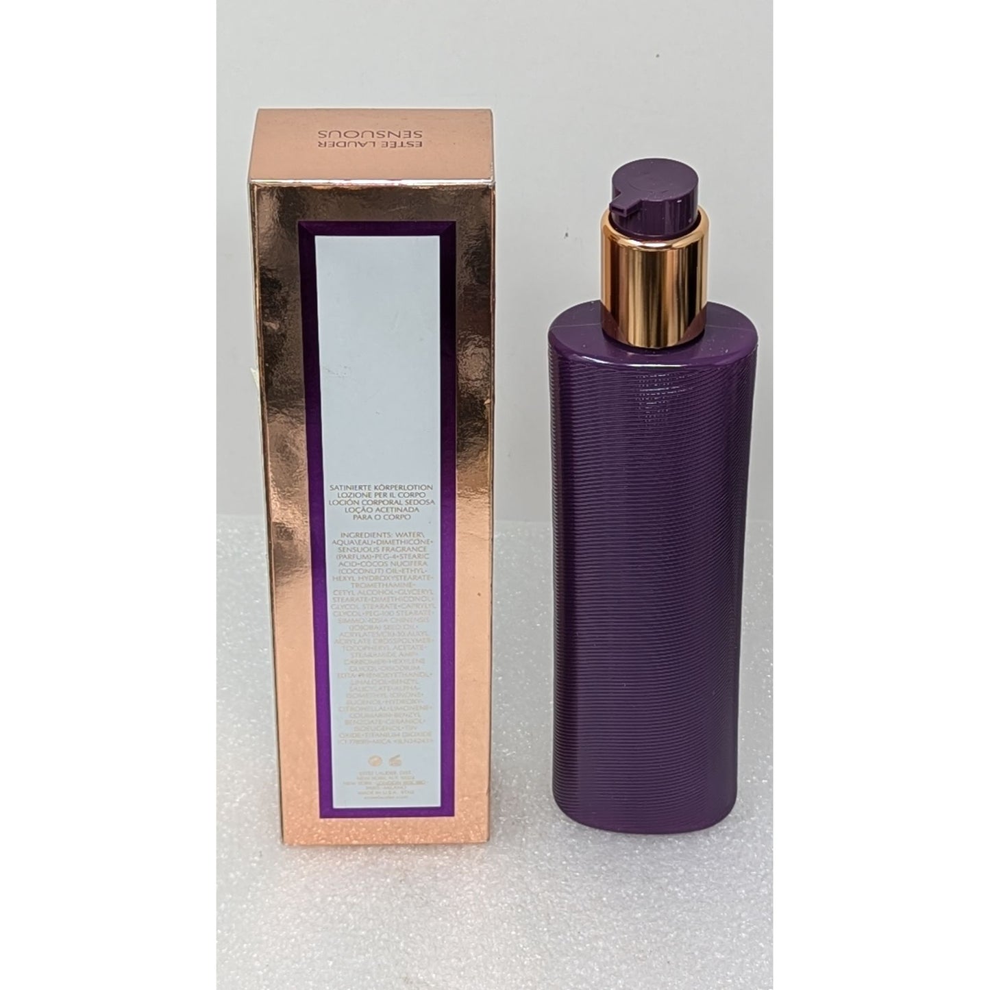 Estee Lauder Sensuous Satin Body Lotion 6.7 Fl Oz Hydrating 200ml