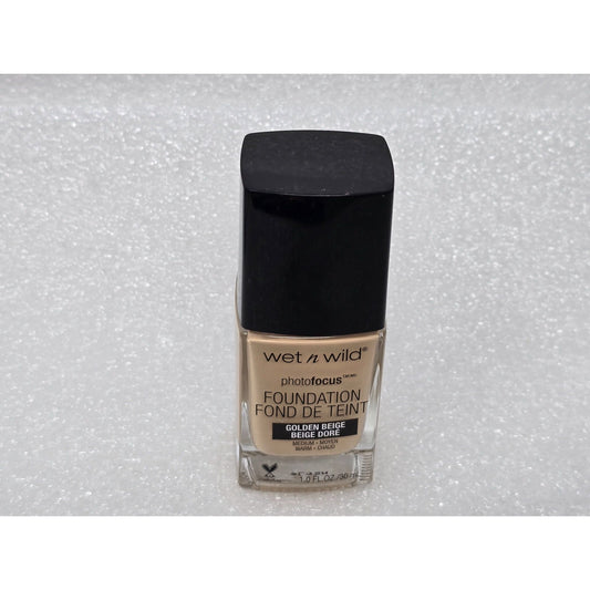 Wet N Wild Photo Focus Foundation Golden Beige 30ml Long-Lasting Matte Finish