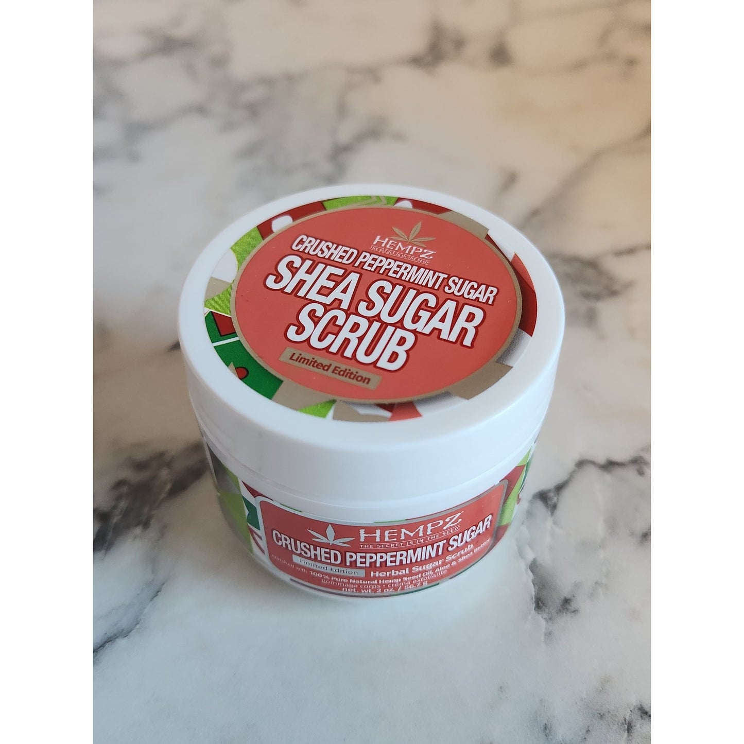 Hempz Holiday Delights Crushed Peppermint Sugar Exfoliate & Moisturize Treat Set