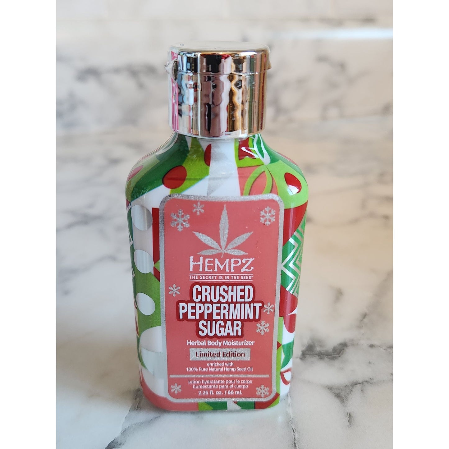 Hempz Holiday Delights Crushed Peppermint Sugar Exfoliate & Moisturize Treat Set