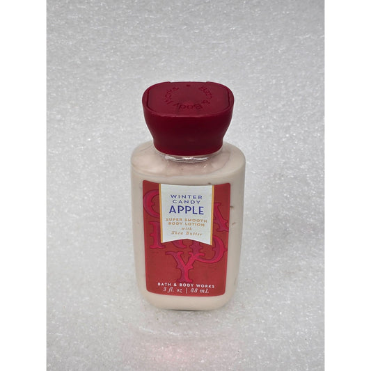 Bath & Body Works Winter Candy Apple Body Lotion Shea Butter 3 Oz Travel Size