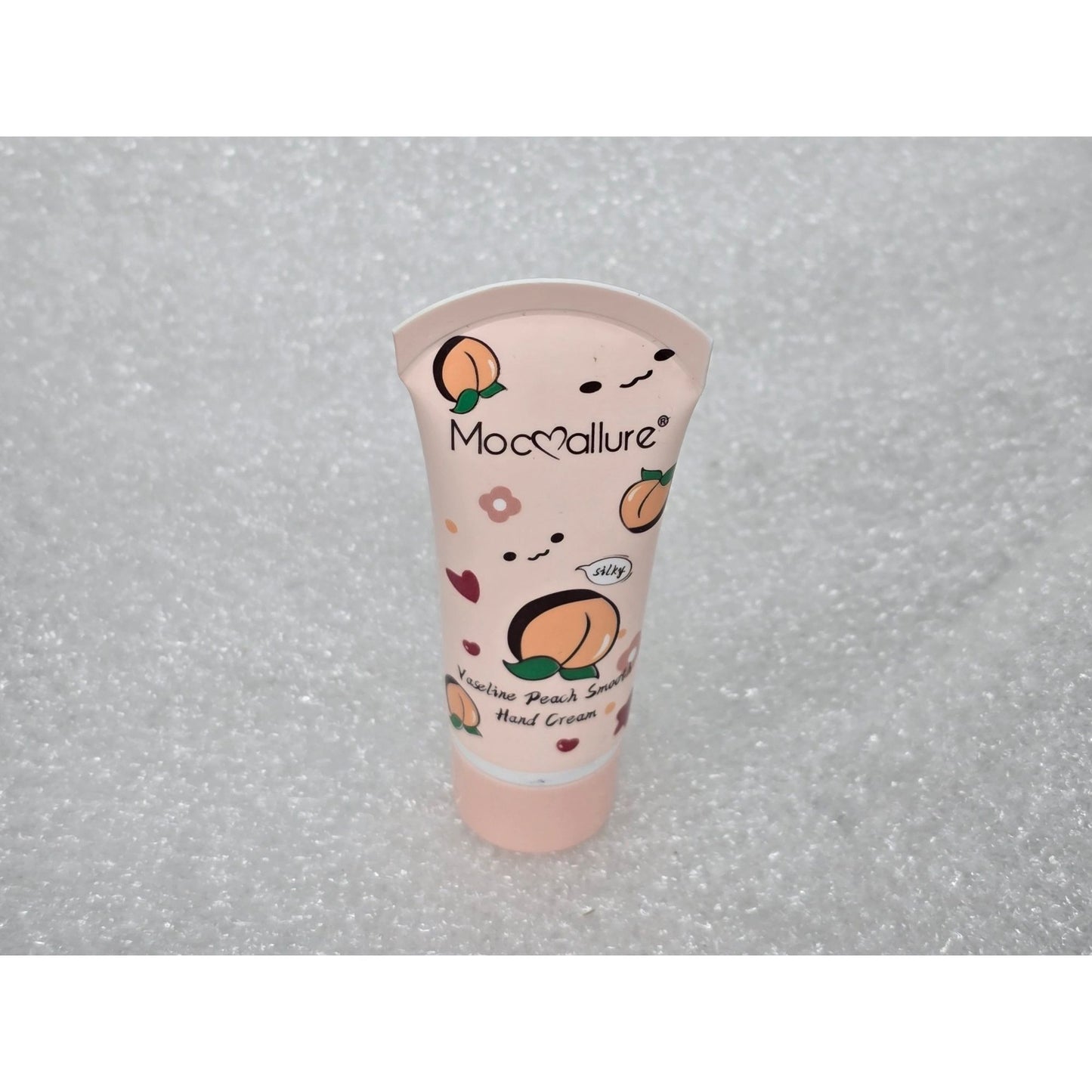 Mocallure Vaseline Peach Scented Silky Hand Cream 20ml Moisturizing & Nourishing