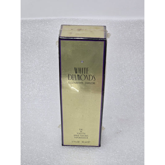 Elizabeth Taylor White Diamonds Eau De Toilette Perfume Spray 1.7 Fl Oz Sealed
