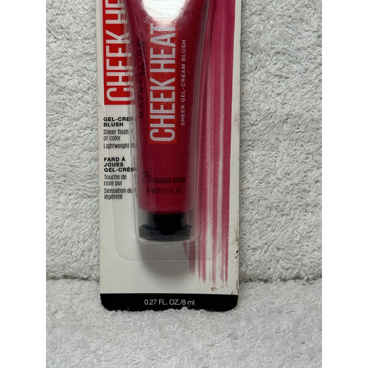 Maybelline Cheek Heat Gel-Cream Blush 25 Fuchsia Spark 0.27 Fl Oz